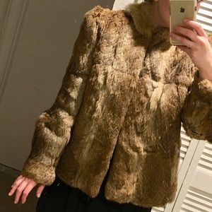 Sergio Valente Rabbit Fur Coat - Vintage